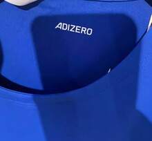 Adidas Men's Breathable Crew Neck Quick-Dry Casual T-Shirt - Blue - View 5