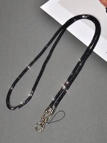 1条奢华水钻挂绳，长款斜挎手机挂饰项链，女士时尚手提包挂绳 - 彩色 - 查看 5