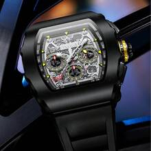 ONOLA 2026新款男士豪华石英表，3ATM防水，夜光日历，商务休闲礼品 - 均碼 - 查看 6