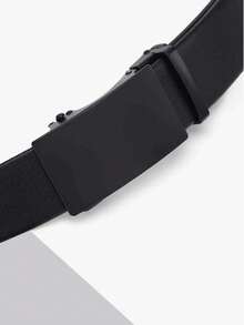 Men's Automatic Buckle Belt, Toothless, Suitable For Various Occasions, Fashion Versatile, Casual & Business Wear - Multicolor - View 5