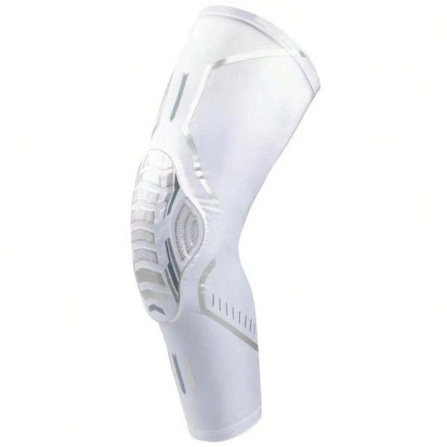 Knee Support Compression Sleeve Skateboarding Knee Joint Protection - White - View 1
