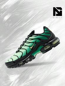 Nike Air Max Plus Vapor Green Malachite Black Light Lemon Twist– Men's Lifestyle Sneakers – Shoes For Man-Vintage-Spring & Summer-Inspired Running Shoes, Shock-Absorbing Comfort, Gym To Streetwear Casual Wear-Mother's Day Gifts-Father's Day Gift–DM0032 301 - Vapor Green/Malachite/Black/Light Lemon Twist - 查看 1