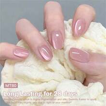 Mtssii 7ml Pink Story Water Light Cat Magnetic Gel Nail Polish Champagne Nude Pink Nails For Summer Semi Permanent Soak Off UV Gel Crystal Varnis Nail Art Manicure Nail Supplies - Nhiều màu - Xem 11