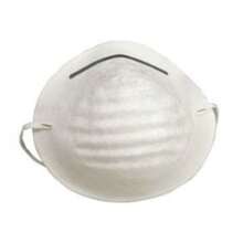 Particulate Respirator Dust Mask Two-Strap Cup Style Design Lightweight With Cushioning Nose Foam 50 Masks - White - View 9