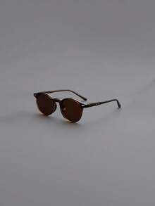 1 par de nuevas gafas retro - Gafas con montura cuadrada y redonda de alta gama a la moda y ajustadas, adecuadas para niñas y niños - Multicolor - Ver 5