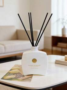 一套优质黑白香薰扩香器，天然植物混合精油，家居装饰香氛，持久留香，室内藤编扩香器摆件，是婚礼、生日、情人节、圣诞节礼物、节日派对的理想之选，适用于卧室、书房、客厅、浴室，有效去除异味 - 均碼 - 查看 3