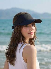 CAMEL CROWN Summer Outdoor Sports Sun Protection Hat, Suitable For Golf, Marathon, Tennis - Classic Black - View 1