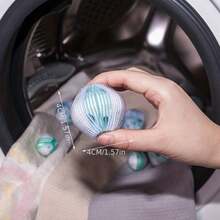 Hair Cleaner, Lint Catcher, Hair Remover, Lint And Debris Remover, Stain Removal Laundry Ball, Anti-, Stain Removal Ball, Pet Hair Cleaner, Household Washing Machine Cleaning Tool For Clothes - Multicolor - View 2