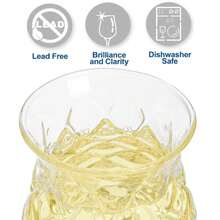 1pc Pineapple Cocktail Glass, Luxury Embossed Cocktail Glass, Juice Glass, Barware Glass - Transparent - View 11