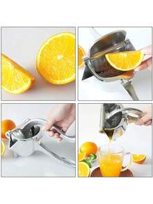 Heavy Duty Metal Manual Citrus Juicer, Premium Handheld Lemon Lime Juicer, Effortless Squeezing Easy Clean, Kitchen Bar Essential Fruit Juicer - Nhiều màu - Xem 8