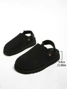 Lightweight Versatile New Autumn Thick Sole Slip-On Loafers - Black - View 7