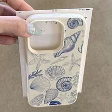 1pc TPU Material Vintage Jellyfish & Sea Turtle Wave Pattern Phone Case Compatible With Applnmi Phones - Kiểu 6 (1 chiếc) - Xem 3