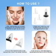 150mAh Rechargeable Electric Blackhead Vacuum Cleaner, Portable Facial Pore Cleansing Suction Device - Multicolor - View 9
