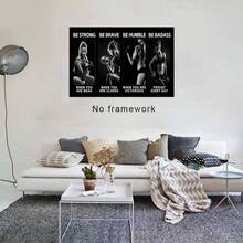 SABALUNKA Strong, Brave, Humble, : Inspirational Bodybuilding Poster - 30 X 45 Cm Unframed - Inspirational - View 4