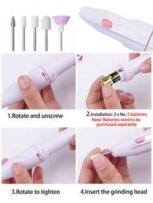 Bộ 6 đèn LED trắng/hồng mini dùng cho móng tay, máy sấy móng tay UV/LED cầm tay, máy mài móng tay Micro USB - Máy đánh bóng móng chuyên nghiệp cầm tay, bộ máy mài móng điện chất lượng cao dùng cho làm móng tay và móng chân tại nhà, dụng cụ mài móng, dụng cụ đánh bóng móng chuyên nghiệp mạnh mẽ dùng đèn LED SB - Dụng cụ làm móng cầm tay, sấy khô nhanh cho móng gel chuyên nghiệp, máy sấy móng gel tại nhà có dây nguồn USB. - Nhiều màu - Xem 7