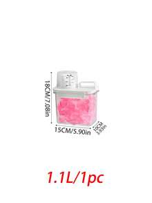 1个/套塑料洗衣液分配器 - 防漏，容量1.1升/1.8升/2.3升，密封储物容器，适用于洗衣粉和洗衣液，适合家庭浴室、洗衣房、酒店及其他场合 - 彩色 - 查看 10