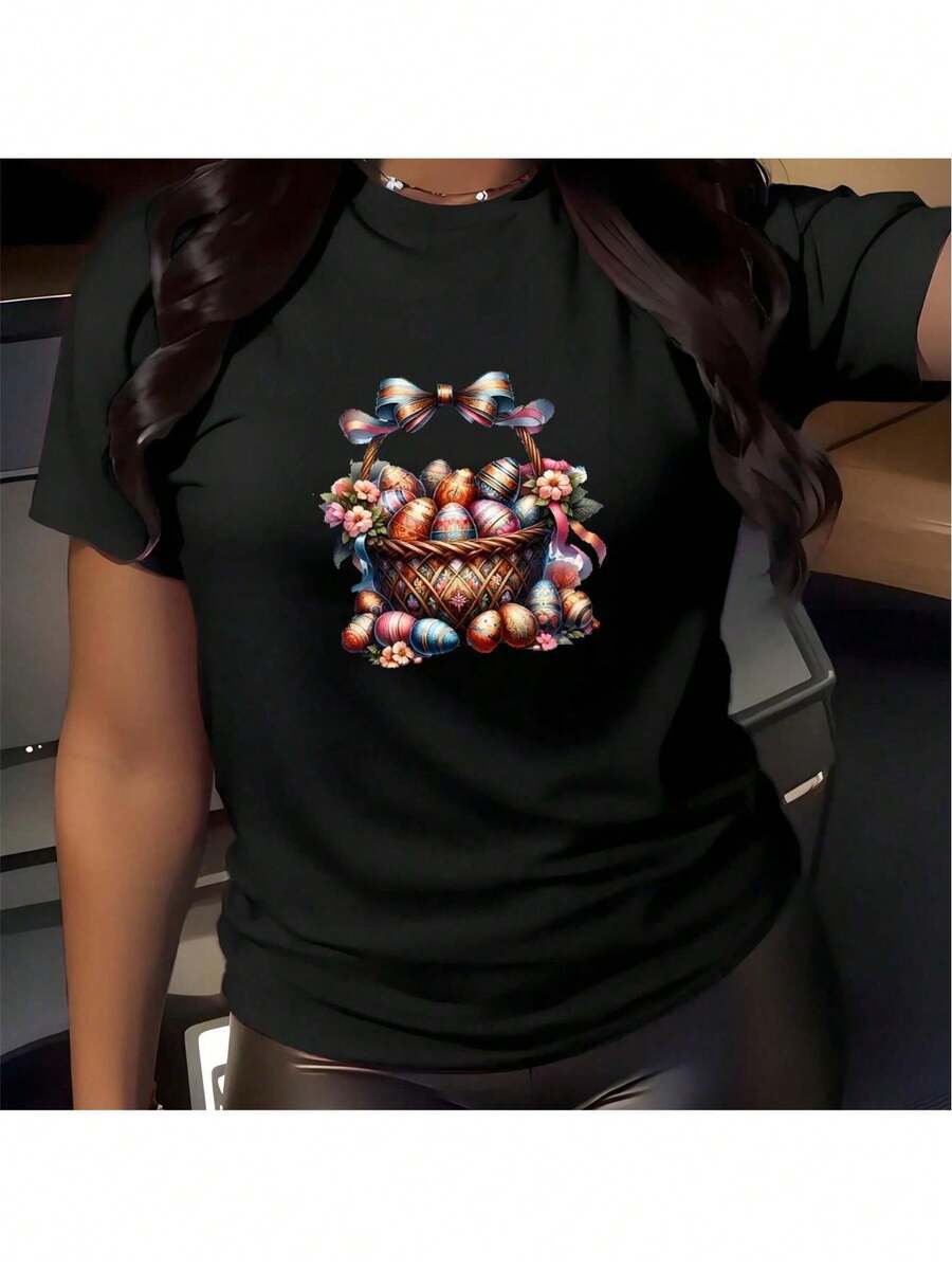 Tee-shirts pour femmes - Noir - Voir 1