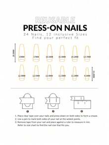 96pcs/4sets Square Sequin Butterfly Nail Stickers, Includes 4pcs Glue And 4pcs Nail Files, Suitable For Party, Daily Wear, Women And Girls. Includes Manicure Tools. Versatile Nail Art Kit - Multicolor - View 5