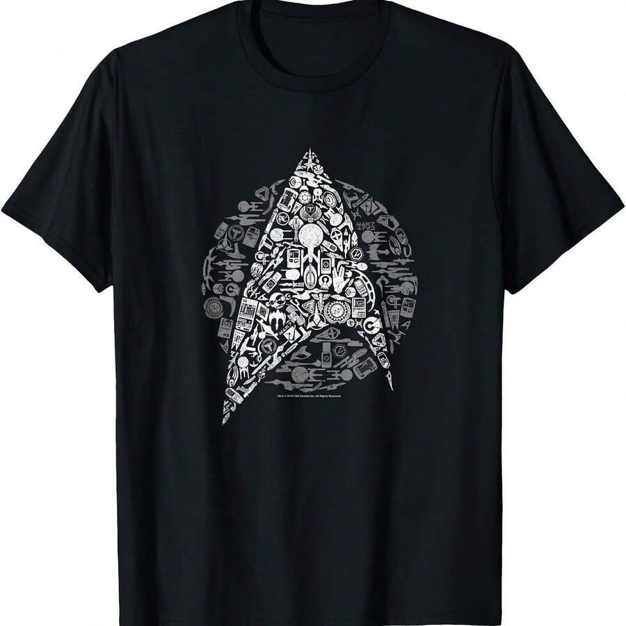 The Original Series Iconic Mashup T-Shirt - Black - View 1