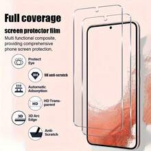Protectores de pantalla de vidrio templado transparentes compatibles con la serie S, regalo de primavera - transparente - Ver 4