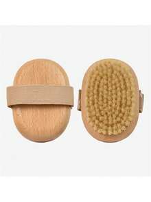 1 Pc Durable Handle Bath Brush Rub Back Bath Scrub Massage Shower Brush For Bathroom - Conventional - View 10