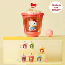 Miniso 三丽鸥美乐蒂/酷洛米/牛奶熊/凯蒂猫快乐烘焙系列盲盒 - 烘焙主题角色设计，精致甜点装饰，桌面摆件/收藏玩具，日常使用，生日礼物，PVC材质（随机1个） - 彩色 - 查看 1