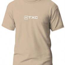 Men's Cotton T-Shirt TXC Authentic Country Blouse Immediate Shipping Printed Promotion Rodeo Party Shirt - 卡其色 - 查看 4