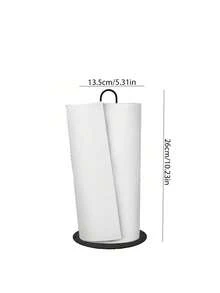 1pc Silver Kitchen Paper Towel Holder With Weighted Base, Stainless Steel Countertop Paper Towel Rack And Storage Organizer, Space-Saving Modern Kitchen Accessory For Easy Access And Neat Counters, Durable Stainless Steel Finish, Anti-Slip Weighted Base, Ideal For Any Home Kitchen, Versatile Towel Dispenser For Quick Wipe And Tidy Surfaces - Multicolor - View 11