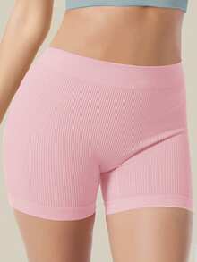 Seamless Slimming Waist Shaping Briefs For Women - Pink - View 2