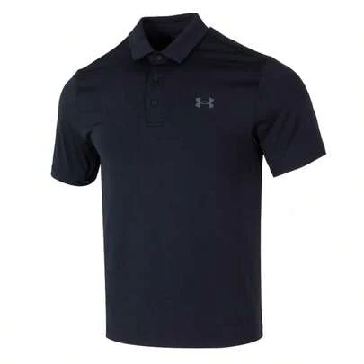 Under Armour 男士 UA Playoff 3.0 Polo 衫，柔软短袖 Polo 衫，简约休闲户外旅行套装，1378673-003