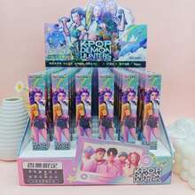 K-POP风格圆珠笔，时尚K-POP周边产品，书写流畅，适合日常办公学习用品，粉丝收藏礼物 - 彩色 - 查看 1