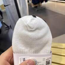 3 Pairs Nike Sports Leg Warmers Set, White Mid-Calf Leg Warmers, Daily Casual & Fitness Essential, Non-Slip Breathable Lightweight, Unisex, Suitable For All Seasons - 白色 - 查看 9