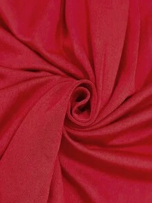 Áo camisole nữ mùa hè, màu trơn, kiểu dáng thường ngày, thắt nút. - Đỏ - Xem 4