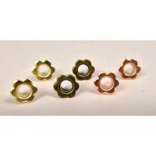 Craftelier - Pack Of 40 Flower Shaped Eyelets |   Ideal For Card Making, Scrapbooking And Crafts |   Valid For Various Materials |   Inner Size 0.19" And Outer Size 0.39" - Bubble Gum Pink Color - 1__ - View 4
