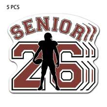 1/3/5 Piezas Pegatinas de fútbol americano vintage para adultos, calcomanías deportivas resistentes al agua para cascos, autos, botellas de agua, regalo duradero de vinilo para fanáticos del fútbol americano, 3 pulgadas - A - Ver 8