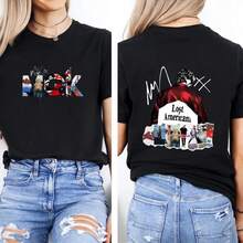 MGK Lost XX Americana Tour 2025-2026 Graphic T-Shirt, Hoodie, Sweatshirt - 黑色 - 查看 1