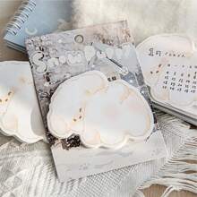 牛皮纸便签本，可爱卡通扭扭系列，学生留言便签，礼物，节日礼物，生日礼物，完美礼物 - 彩色 - 查看 3