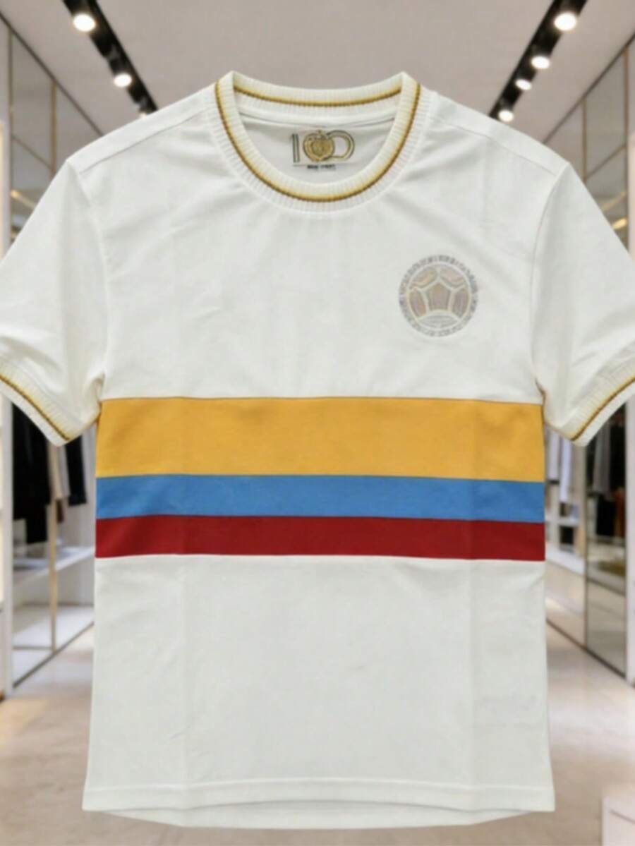100th Anniversary Colombia White Commemorative Football Shirt - White - View 1