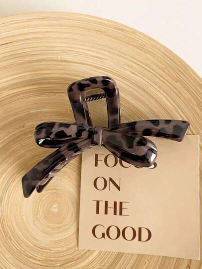 浪漫蝴蝶结发夹 - 时尚发夹，为任何发型增添柔美女性魅力，适合固定半扎发、马尾辫和发髻，优雅日常佩戴