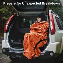 Outdoor Sleeping Bag PE Aluminum Foil Insulated Emergency Tent Radiation Protection Heat Reflective Shelter - Multicolor - View 6