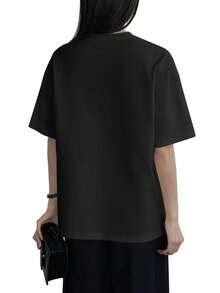 Women T-Shirts - Black - View 3