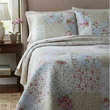 Double-Sided Ultrasonic Boutis Quilt Set (3 Pieces) With Pillowcase - 阿姆斯特丹 - 查看 2