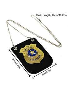 Insignias deportivas metálicas elegantes, insignias de cosplay, collares de juego de roles, accesorios de disfraz para fiestas de Halloween/bailes de graduación, llaveros personalizados, regalos de graduación, artículos para fiestas, juguetes creativos para adolescentes, juguetes antiestrés para adolescentes, unisex - Multicolor - Ver 11