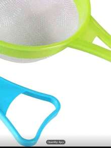 4pcs Versatile Fine Mesh Strainer Set With Comfort-Grip Handles - Ideal For Sifting Tea, Straining Juice & Flour, Soy Milk Filtration - Essential Kitchen Accessories For Daily Cooking & Baking Tasks Christmas Halloween Christmas Eve - Multicolor - View 4