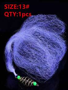 1 cái lưỡi câu Tyrant, lưỡi câu nổ, lưới câu cá, lưới bắt cá chép, lưới bắt cá diếc, lưới bắt cá chép cỏ, lưới quăng, lưới bắt mồi trắng - Màu xanh nhạt - Xem 12