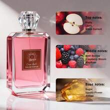 3.4fl Oz Eau De Parfum Spray, Vanilla Perfume For Women Long Lasting,Air Freshening ,Perfect For Dating, Daily Life, Parties, Gift Giving - Fruity/Litchi/Black Currant - 查看 7
