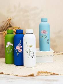 1件客製化雙層不鏽鋼咖啡杯/蘇打水瓶，運動水壺，500ml/17oz 可客製化姓名保溫隨行杯，多色可選，適合學校、假期，男女通用生日禮物，個性化禮品 - 彩色 - 查看 7