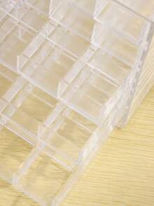 5层120格珠宝收纳盒，大容量桌面收纳 - 無色 - 查看 5