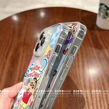 Magnetic Case Crayon Shin-Chan MagSafe Shin-Chan Hard Shell Couple Phone Case Compatible With IPhone 17 16 15 14 13 12 Pro - 無色 - 查看 7