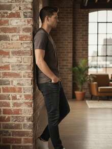 Men T-Shirts - Khaki - View 2